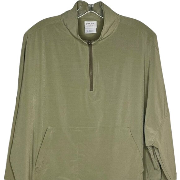 PrAna Railay 1/4 Zip Pullover - Rye Green - XL - Picture 4 of 10